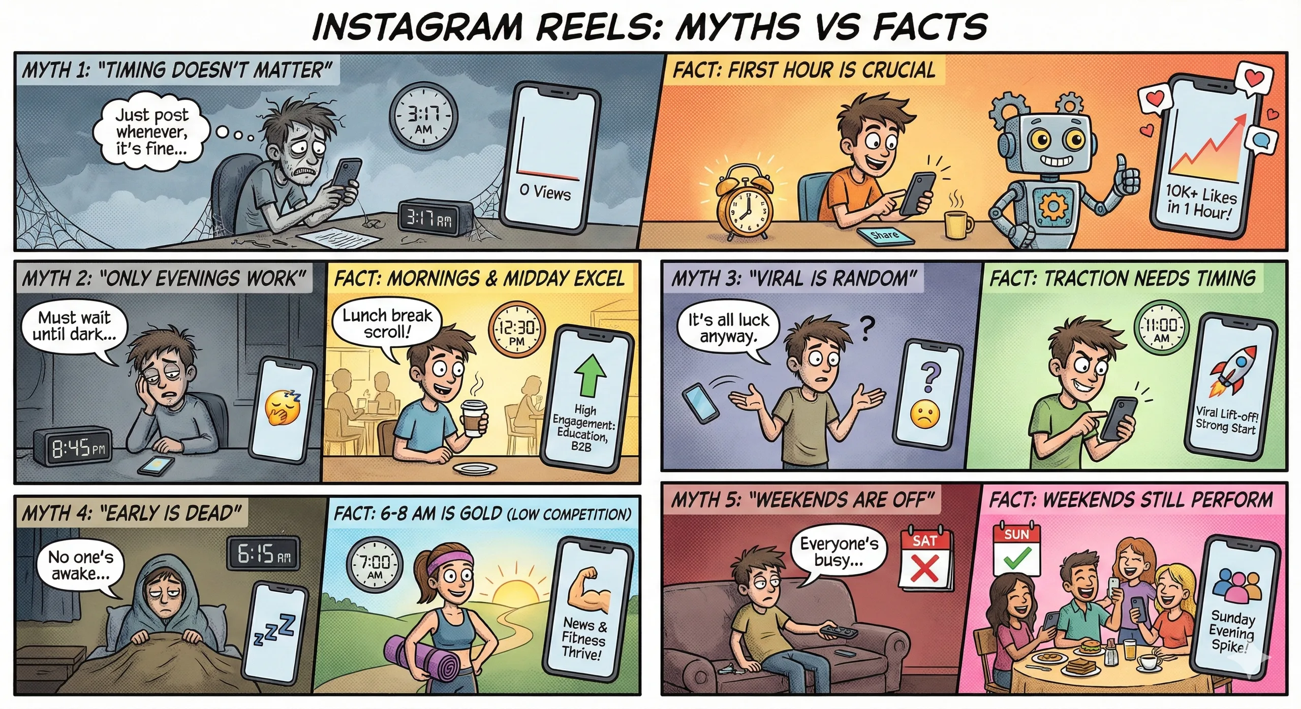 myths vs facts instagram reels