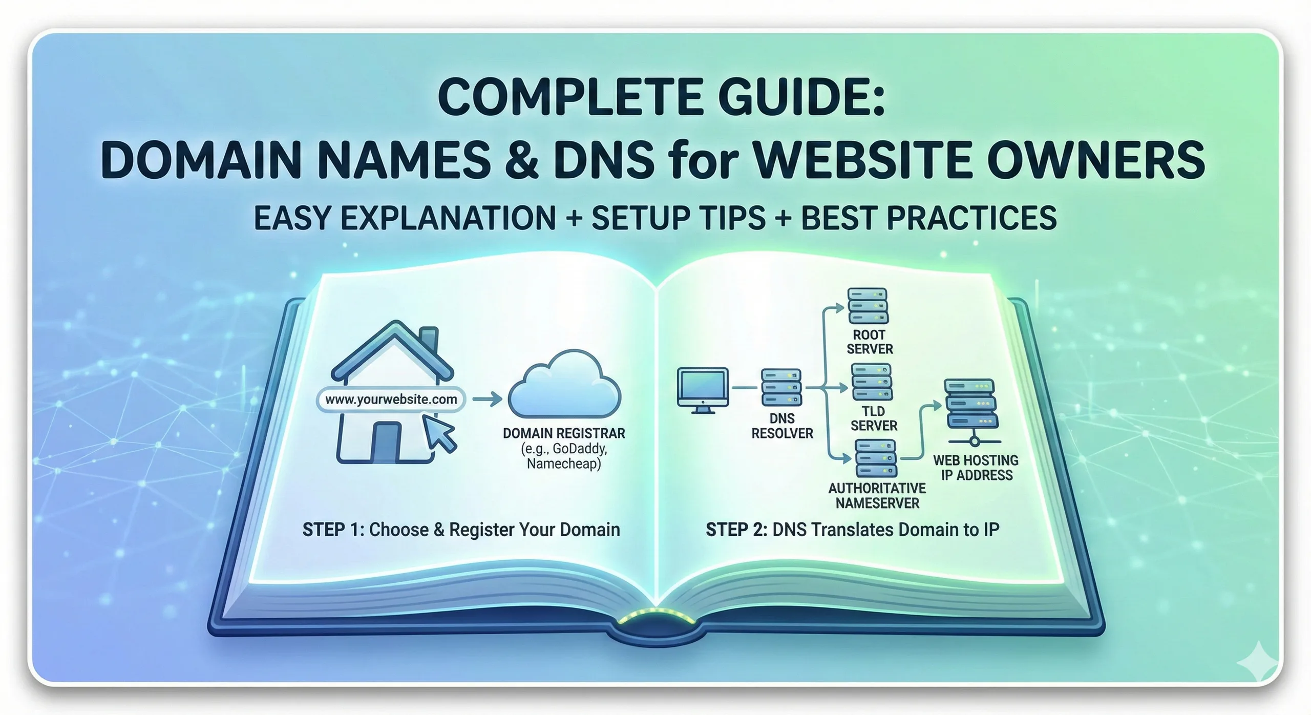 Complete Guide to Domain Names and DNS for Website Owners