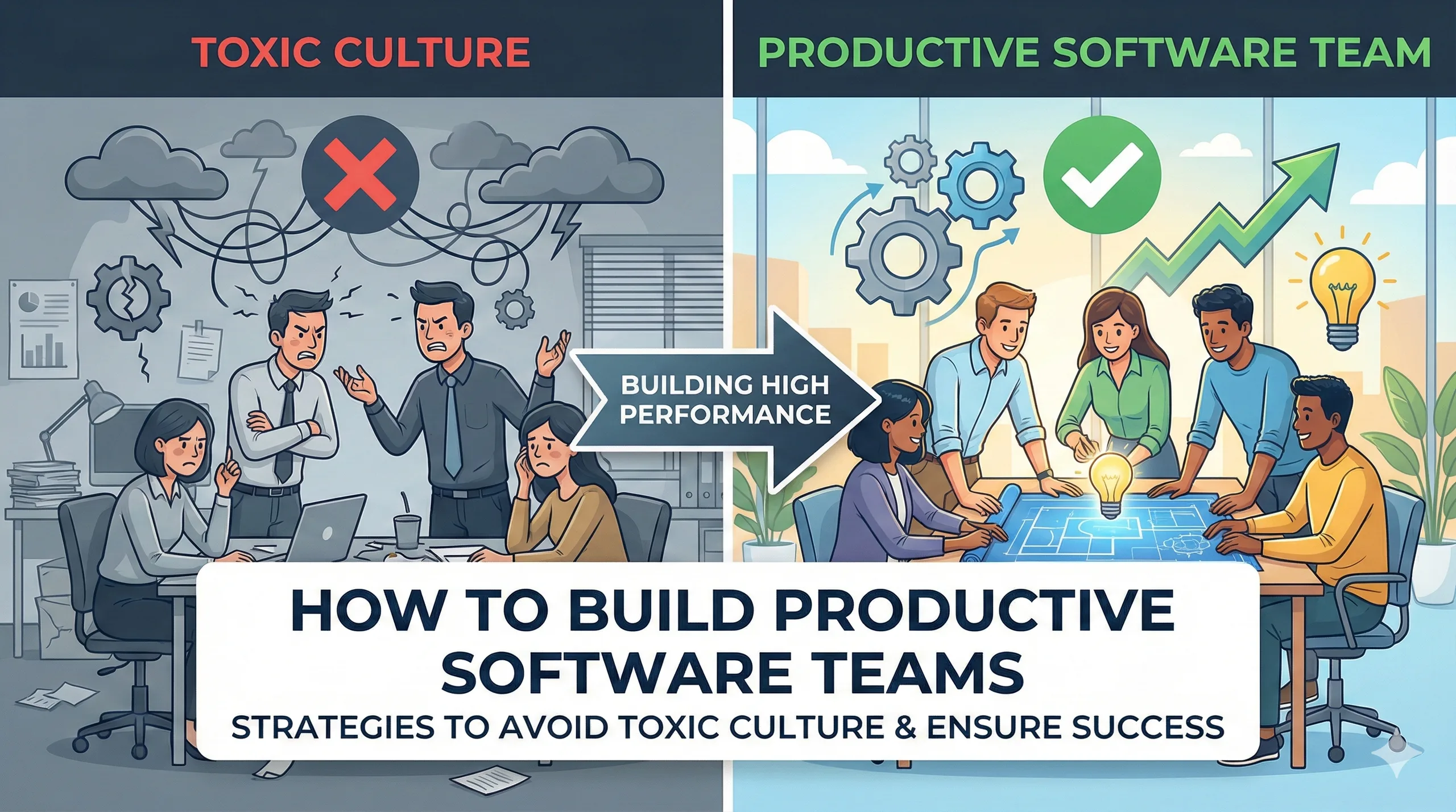 How to Build Productive Software Teams and Avoid Toxic Culture