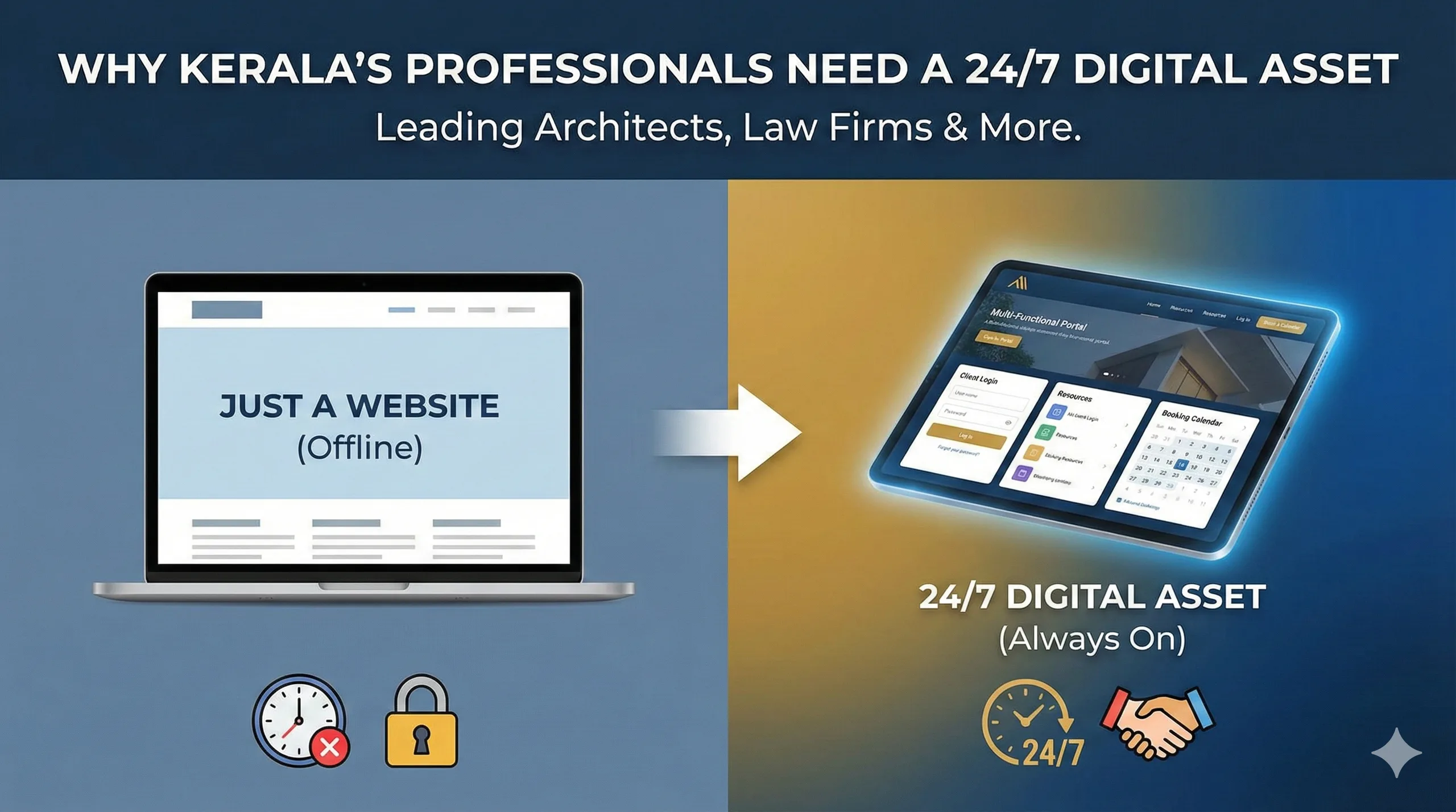 Why Kerala’s Professionals Need a 24/7 Digital Asset, Not Just a Website