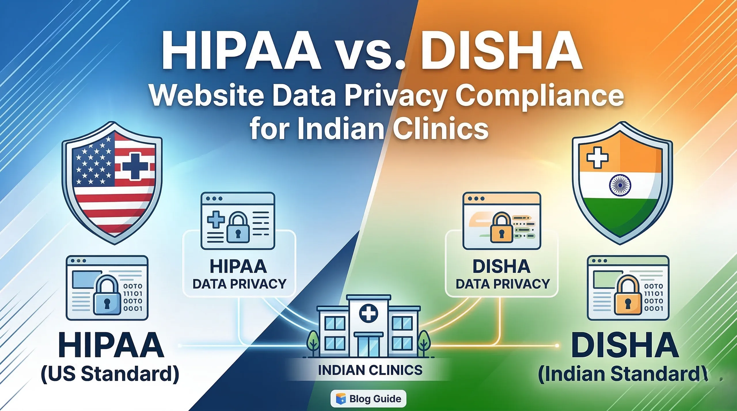 HIPAA vs. DISHA: Website Data Privacy Compliance for Indian Clinics