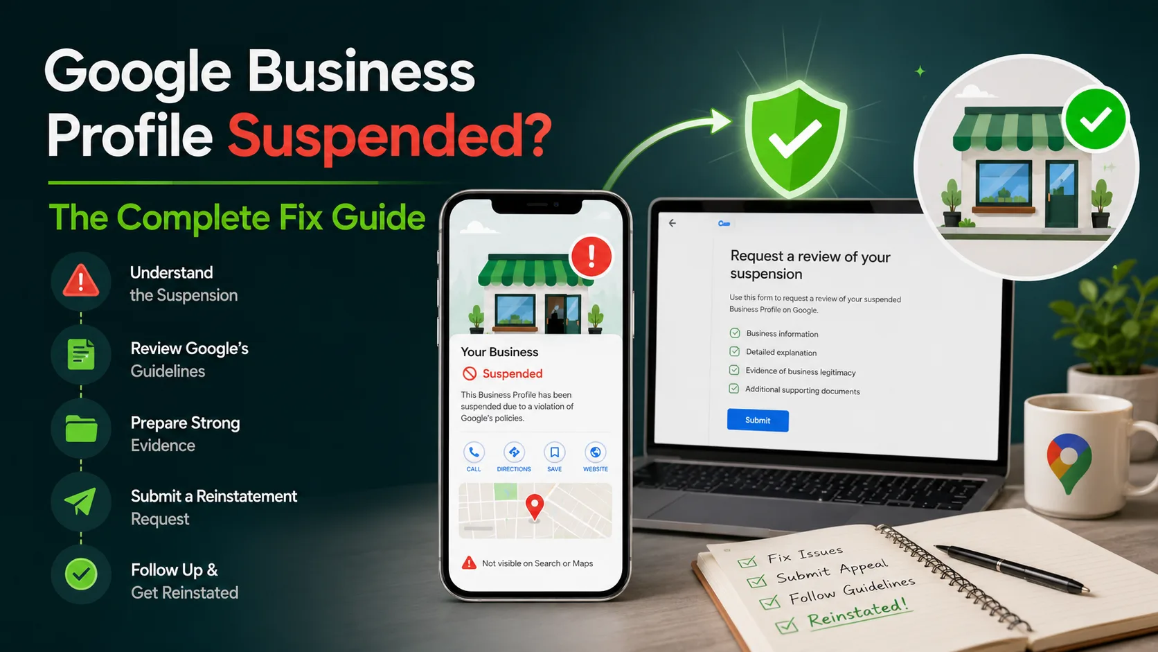 Google Business Profile Suspended? The Complete Fix Guide