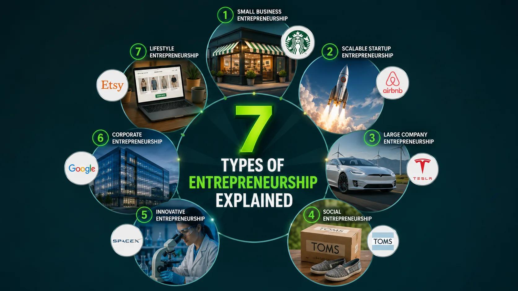 7 Types of Entrepreneurship Explained With Real World Examples